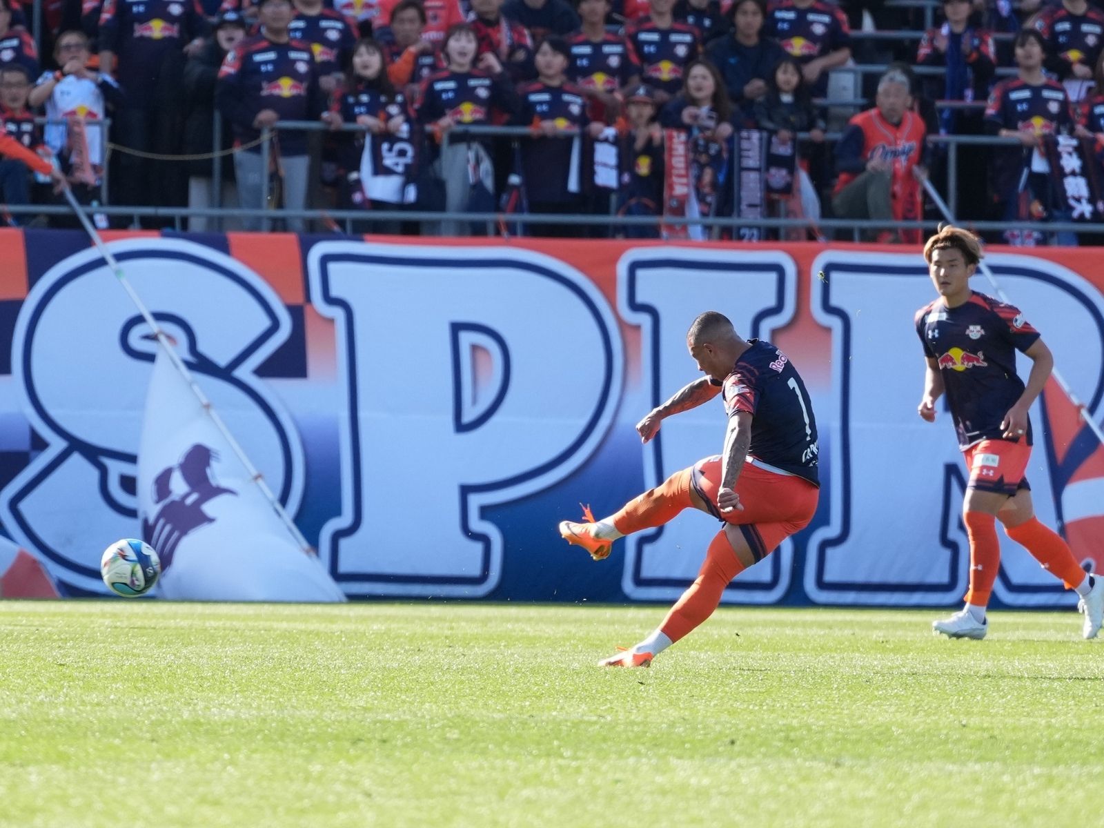 得点場面は上のほうを狙っていた