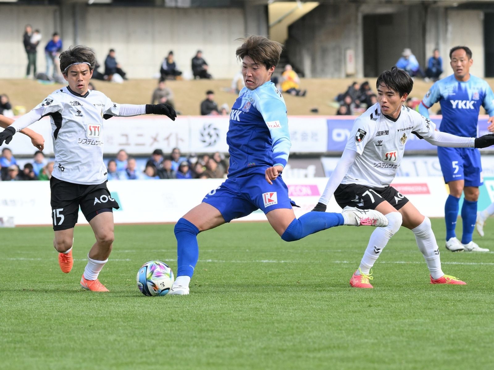 古巣戦に挑む岡本。自身の力を見せつける