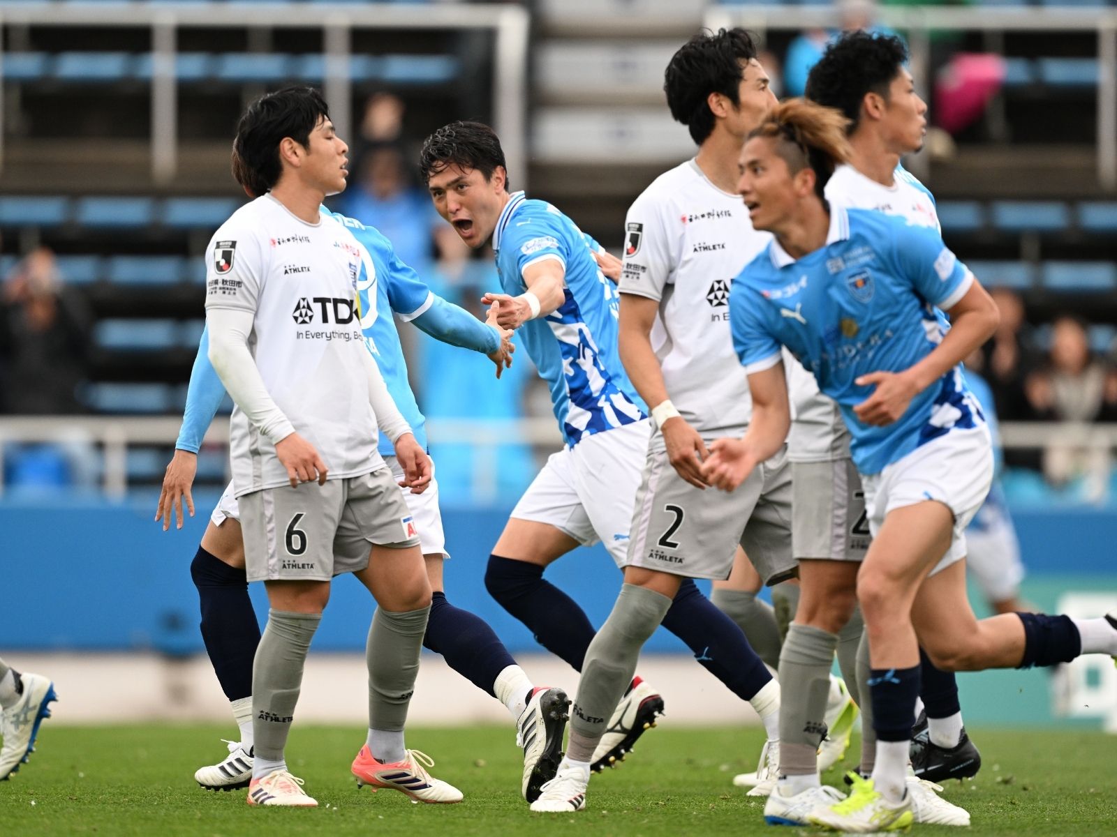 いいボールがきたので決めるだけだった