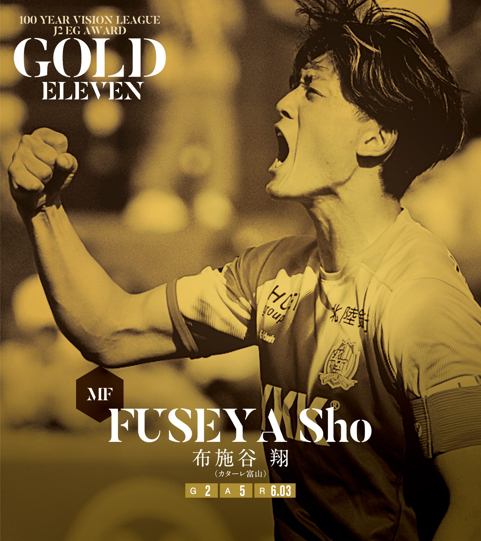 GOLD ELEVEN 布施谷翔（富山）