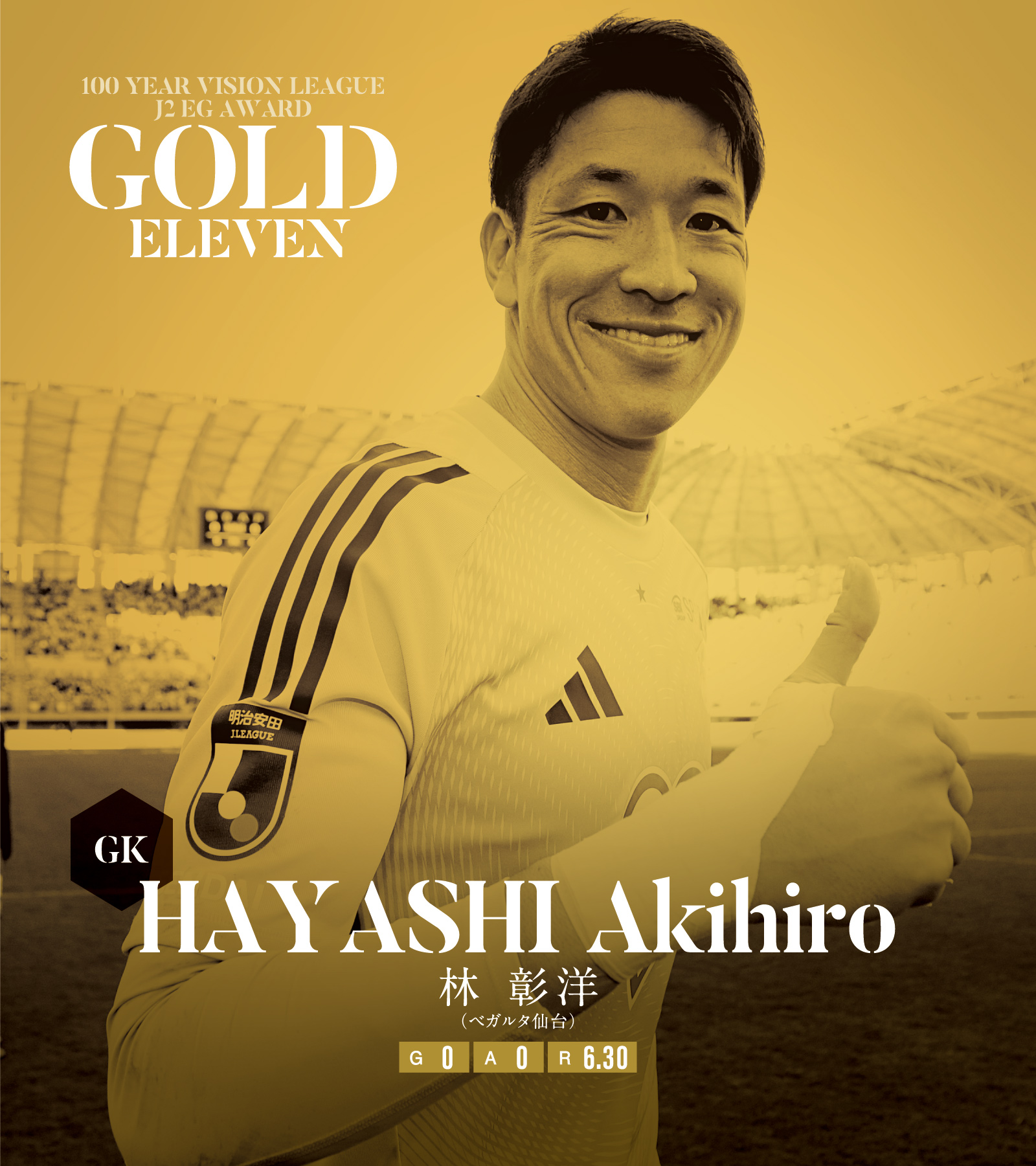 GOLD ELEVEN 林彰洋（仙台）