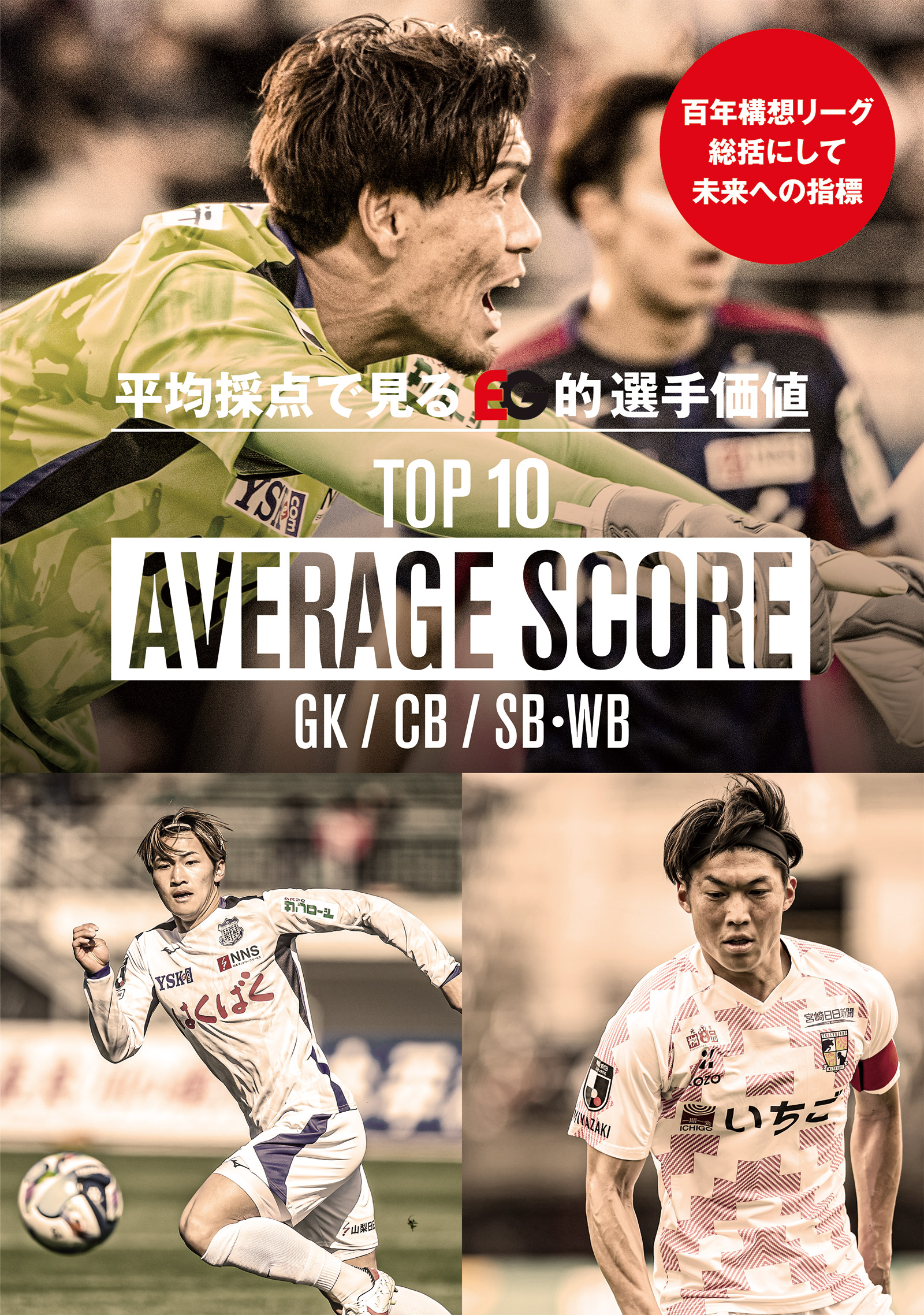 平均採点で見るEG的選手価値 TOP 10 AVERAGE SCORE