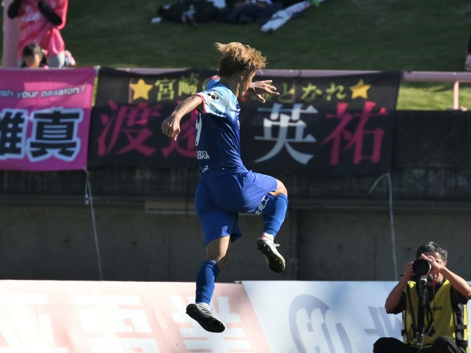 髙橋選手からドンピシャのクロスがきた